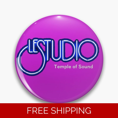 Le Studio Pin Pink Original logo White & Blue TOS